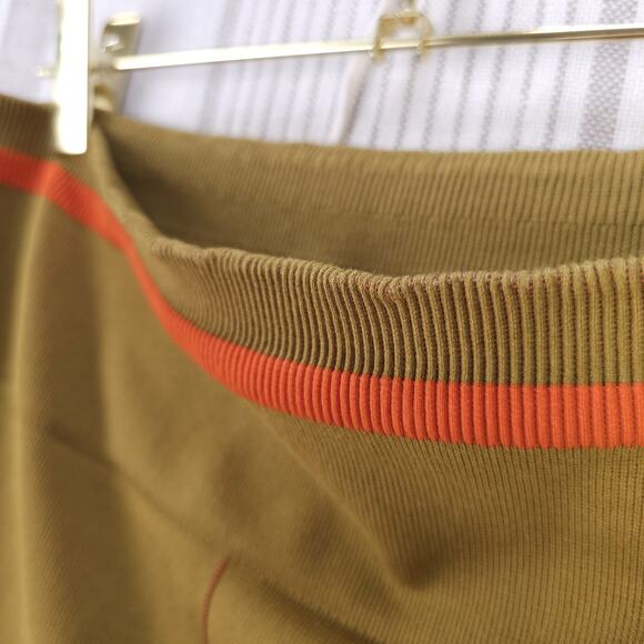 Fabletics Legging Women XL Seamless Jacquard Olive Green Stretch Knit Super Cozy - Picture 7 of 16